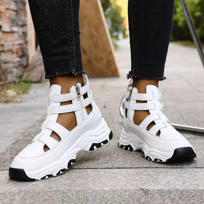 Cutout Platform Sneakers  Style Ratio