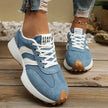 Round Toe Lace Up Sneakers  Style Ratio