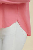 Double Take Full Size High Low Dropped Shoulder Long Sleeve Hoodie  Style Ratio