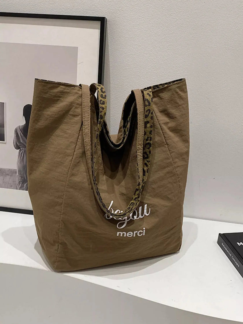 Leopard Print Casual Tote Bag  Style Ratio