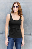 Basic Bae Full Size Square Neck Wide Strap Tank  Style Ratio