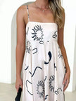 Printed Spaghetti Strap Maxi Dress  Style Ratio