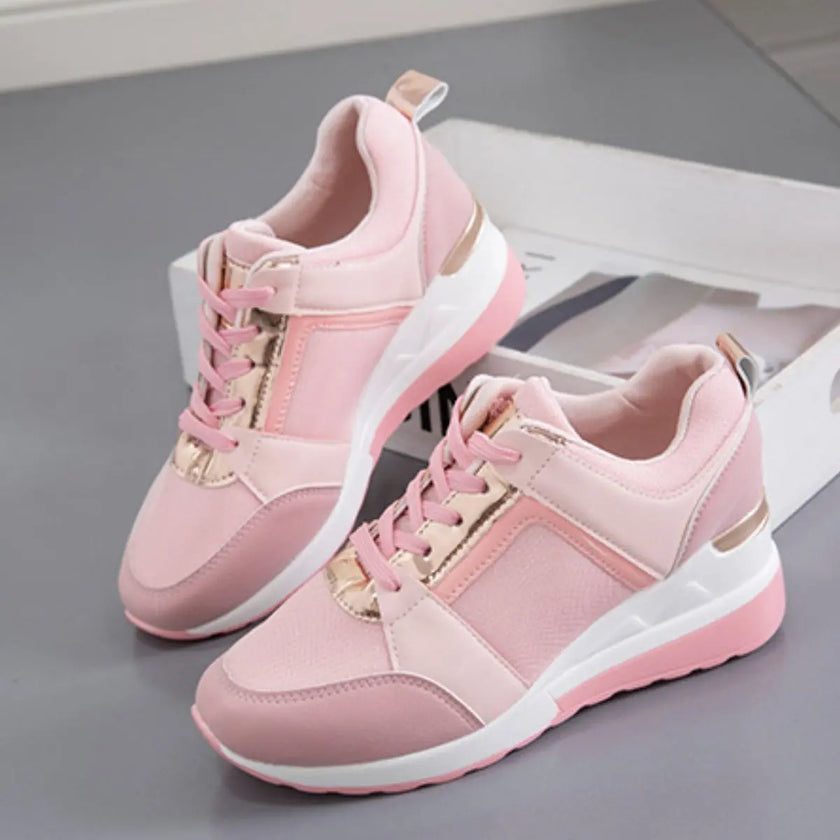 Lace Up Wedge Sneakers  Style Ratio