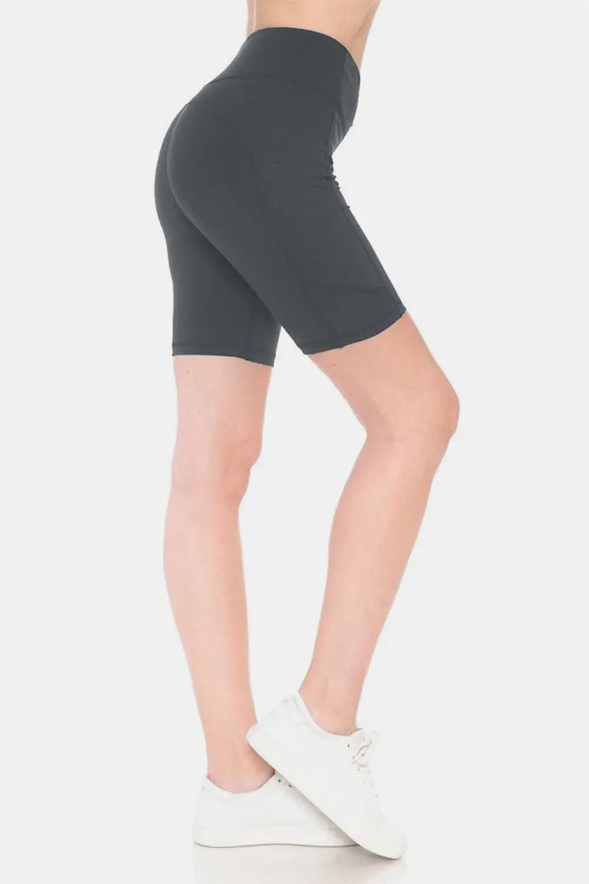 Leggings Depot High Waist Active Shorts  Style Ratio