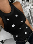 Full Size Star Round Neck Tank  Style Ratio
