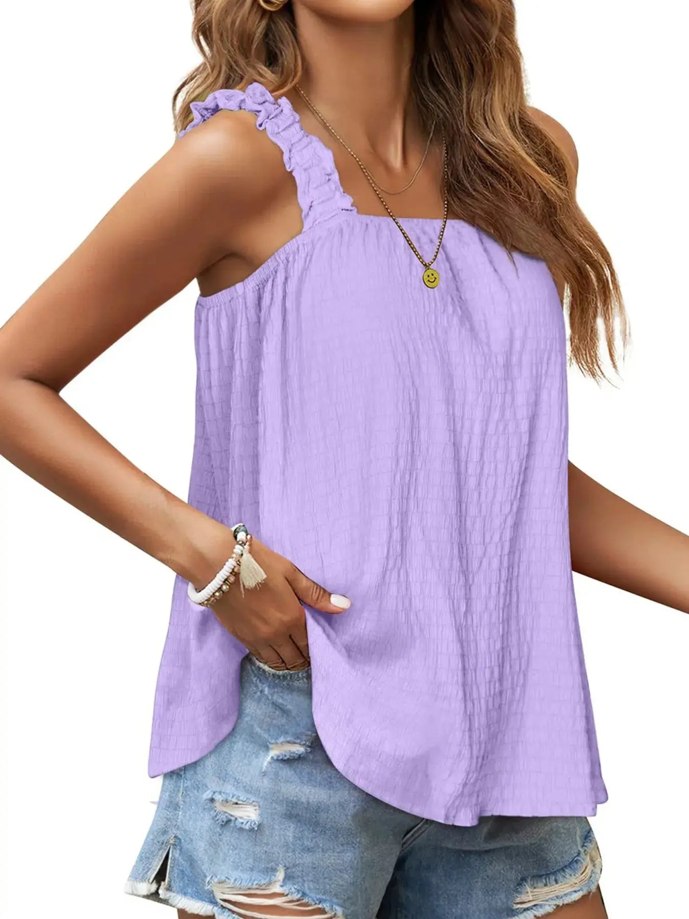 Square Neck Tank Top  Style Ratio