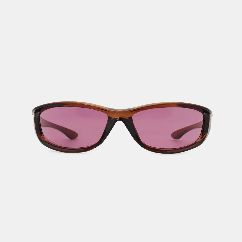 Polycarbonate Frame Rectangle Sunglasses  Style Ratio