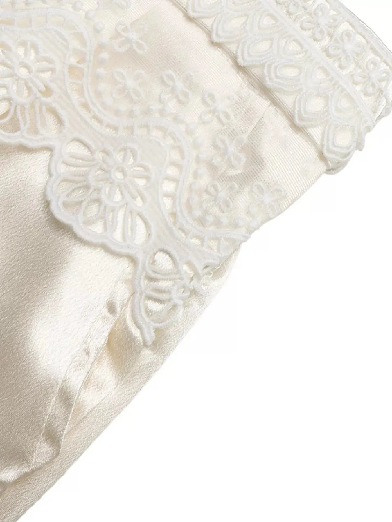 Lace Waist Wide Leg Pants  Style Ratio