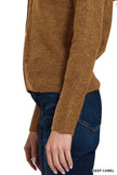 Zenana Drawstring Zip Up Hoodie  Style Ratio