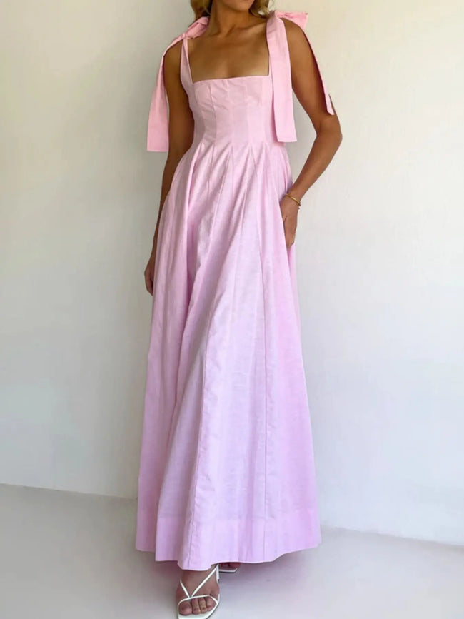 Gradient Tie Shoulder Maxi Dress  Style Ratio