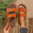 Double Buckle Platform Sandals  Style Ratio