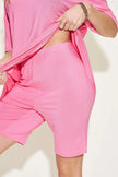 Basic Bae Full Size V-Neck Drop Shoulder Shirt and Shorts Loungewear  Style Ratio