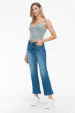 bytos Full Size Cat's Whiskers Mid Rise Ankle Jeans  Style Ratio
