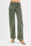 RISEN Tummy Control Mid Rise Straight Leg Corduroy Pants  Style Ratio