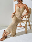 Openwork Scoop Neck Cover-Up  Style Ratio
