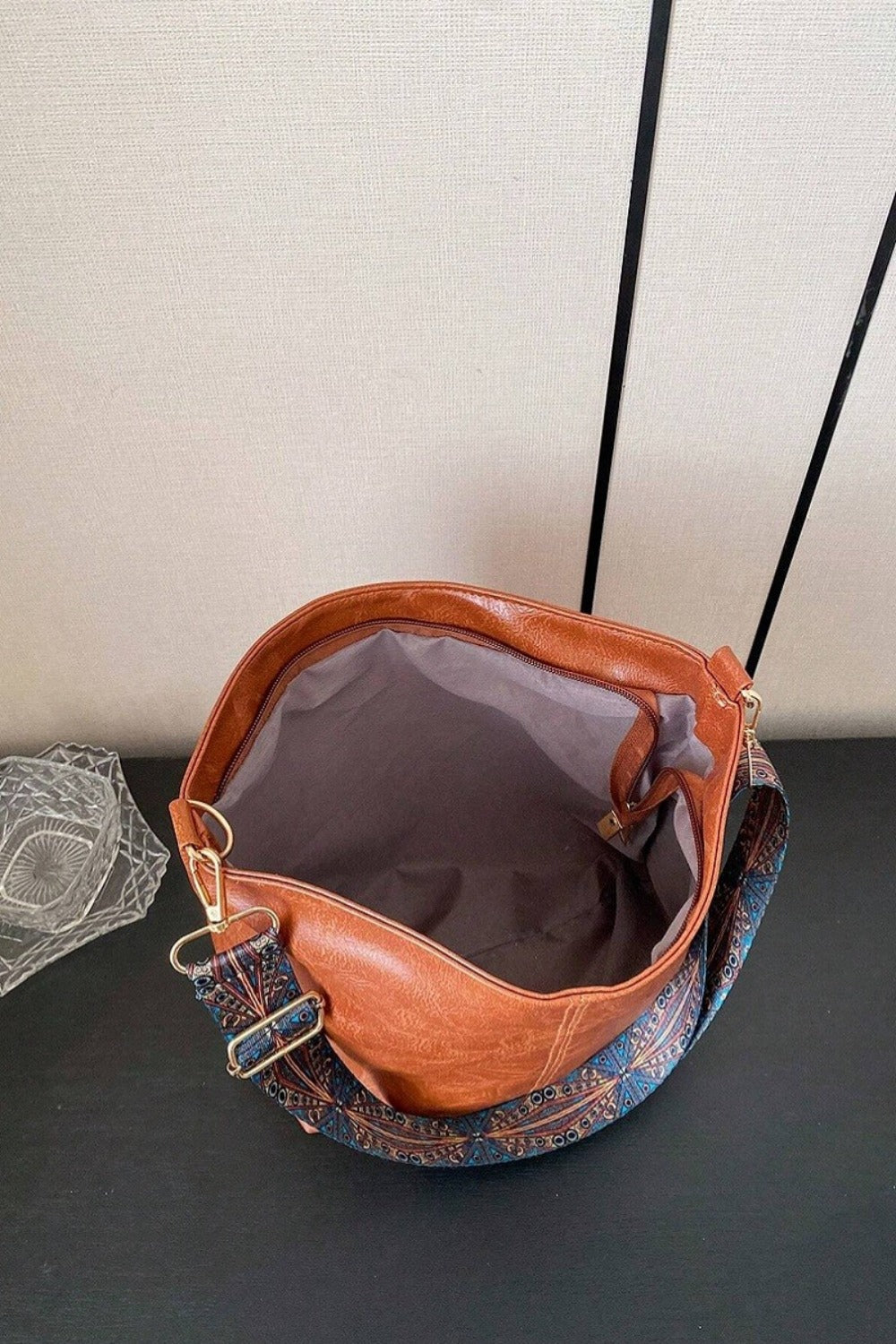 Retro Pattern Crossbody Bag