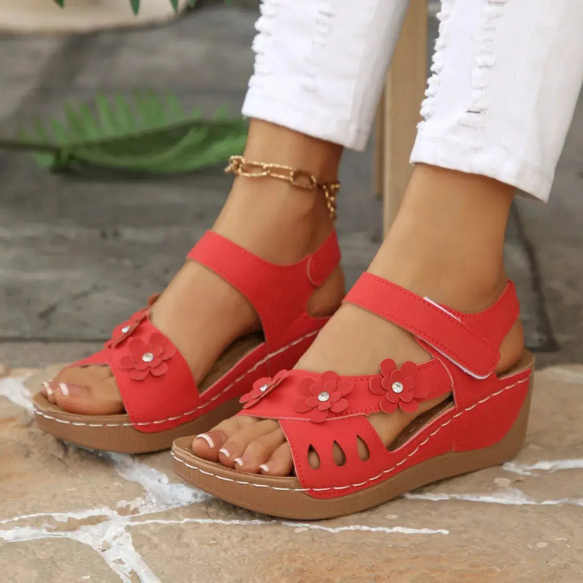 Open Toe Wedge Sandals  Style Ratio