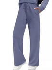 Full Size Long Sleeve Round Neck Top and Pants Set  Style Ratio