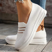Mesh Round Toe Platform Slip-Ons  Style Ratio