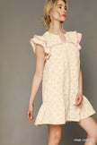 Umgee Bow Print Ruffled Cap Sleeve Mini Dress  Style Ratio