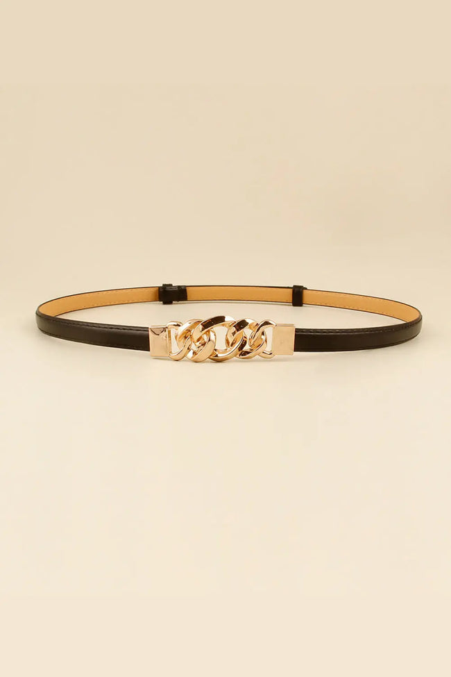 PU Skinny Belt  Style Ratio