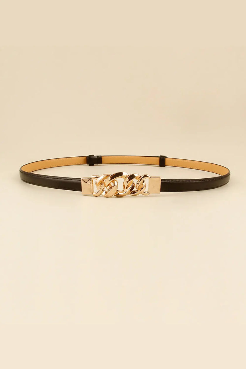 PU Skinny Belt  Style Ratio