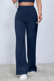 Basic Bae Full Size Ribbed High Waist Flare Pants  Style Ratio