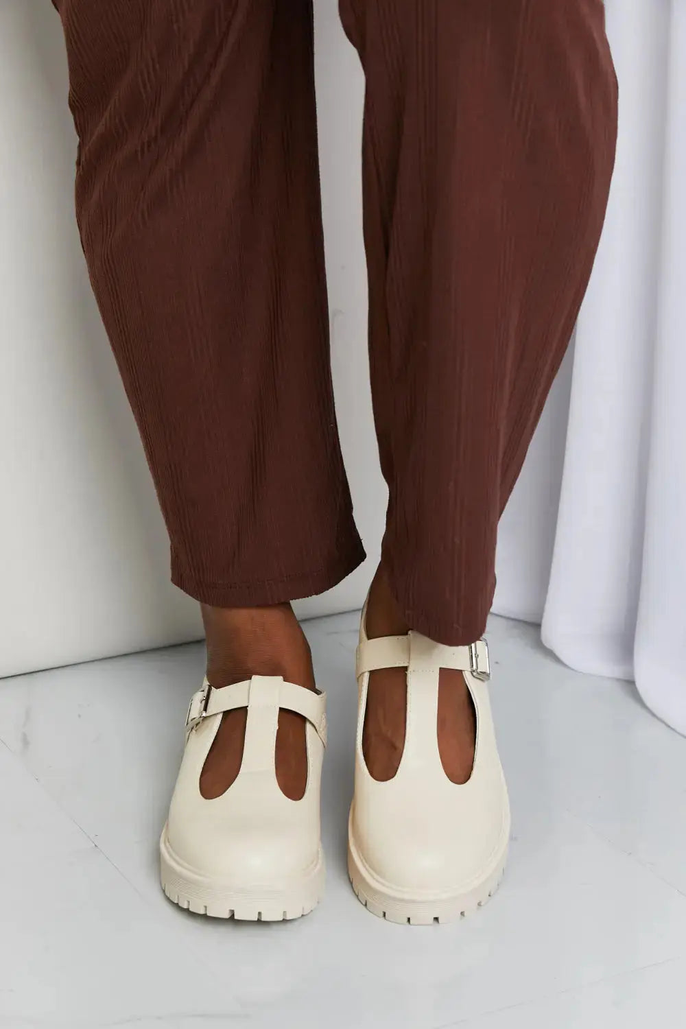 Forever Link Faux Leather Platform Mary Janes  Style Ratio