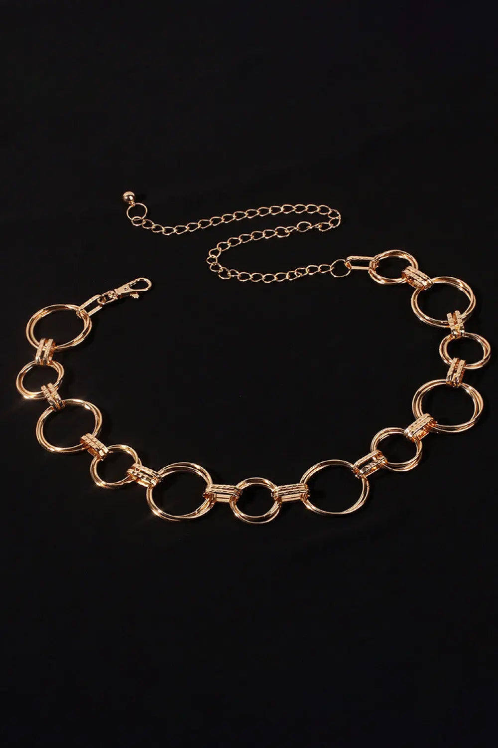 Alloy Chain Circle Shape Belt  Style Ratio