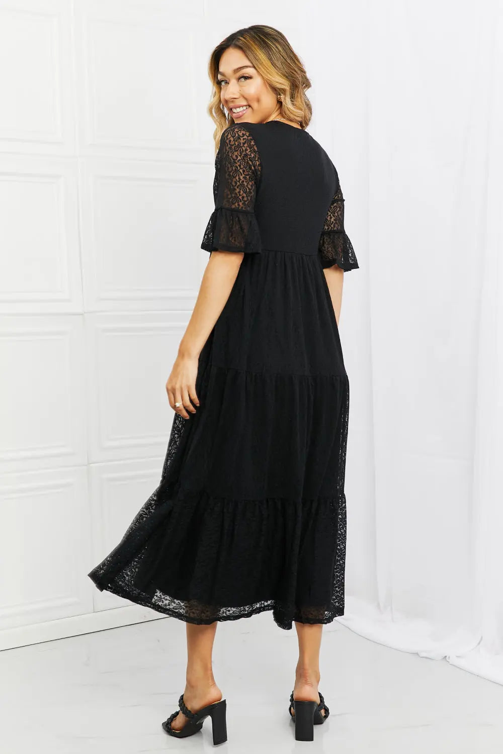 P & Rose Lace Tiered Dress  Style Ratio