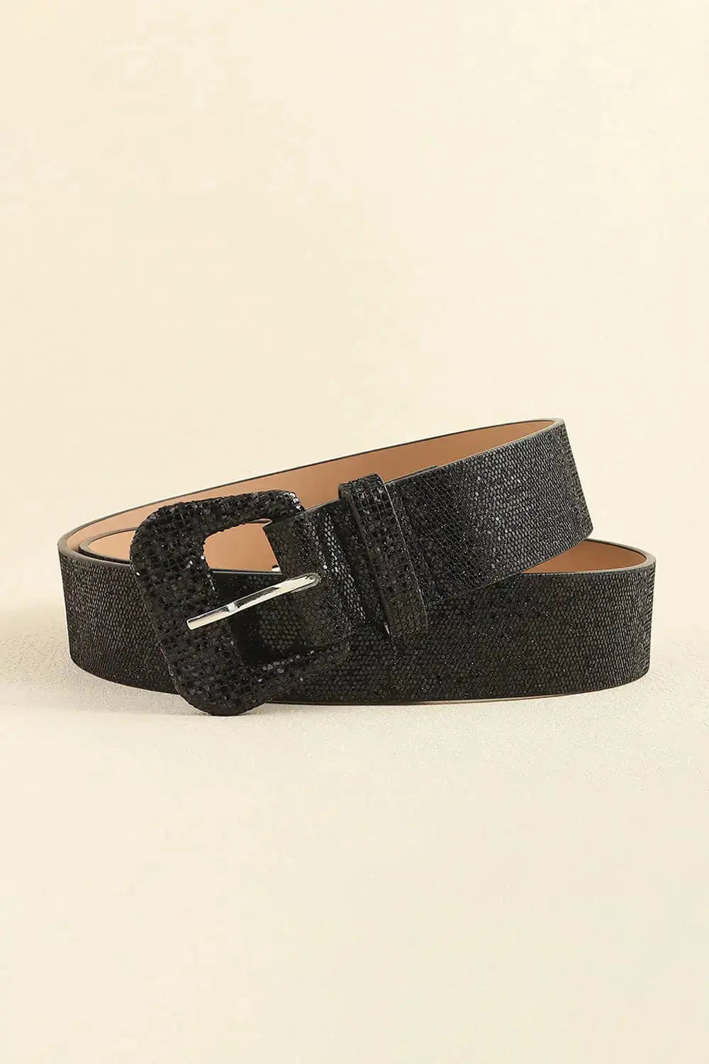Glitter PU Leather Belt  Style Ratio