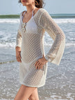 Crochet Backless Beach Cover-Up  Style Ratio