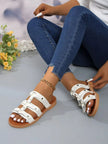 Studded Open Toe Sandals  Style Ratio