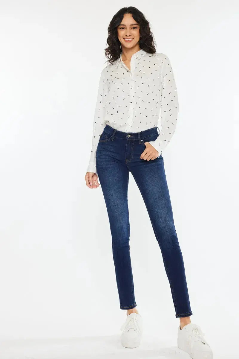 Kancan Mid Rise Super Skinny Jeans  Style Ratio