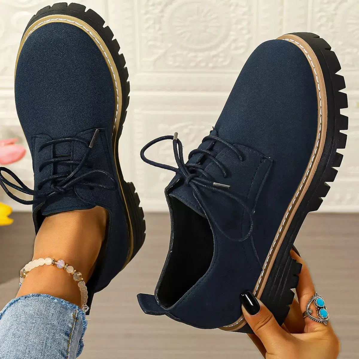 Lace-Up Platform Loafers  Style Ratio