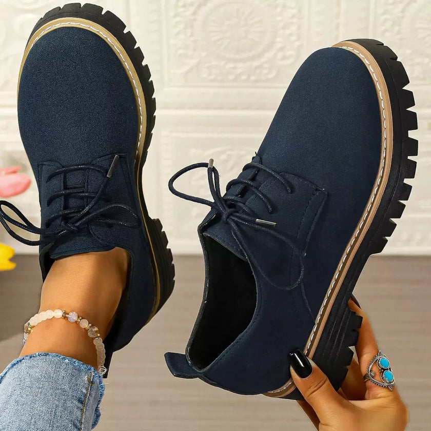 Lace-Up Platform Loafers  Style Ratio