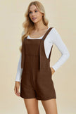 Double Take Full Size Texture Sleeveless Romper  Style Ratio