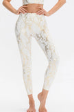Animal Print Slim Fit Wide Waistband Long Sports Pants  Style Ratio
