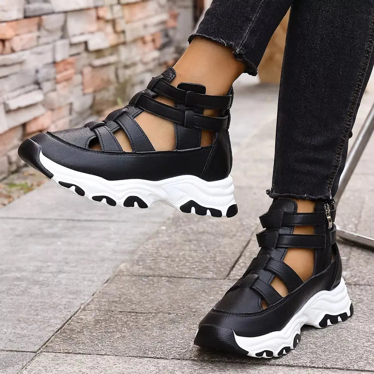 Cutout Platform Sneakers  Style Ratio