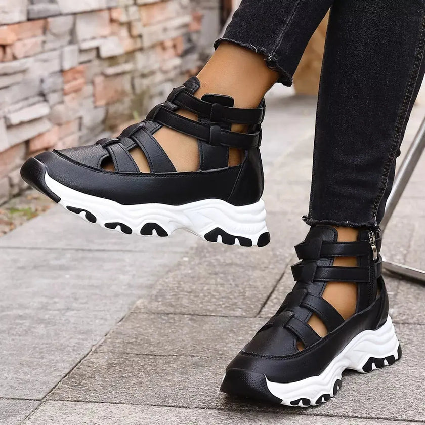 Cutout Platform Sneakers  Style Ratio