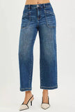 RISEN Slouchy Cropped Baggy Jeans with Front Patch Pocket  Style Ratio