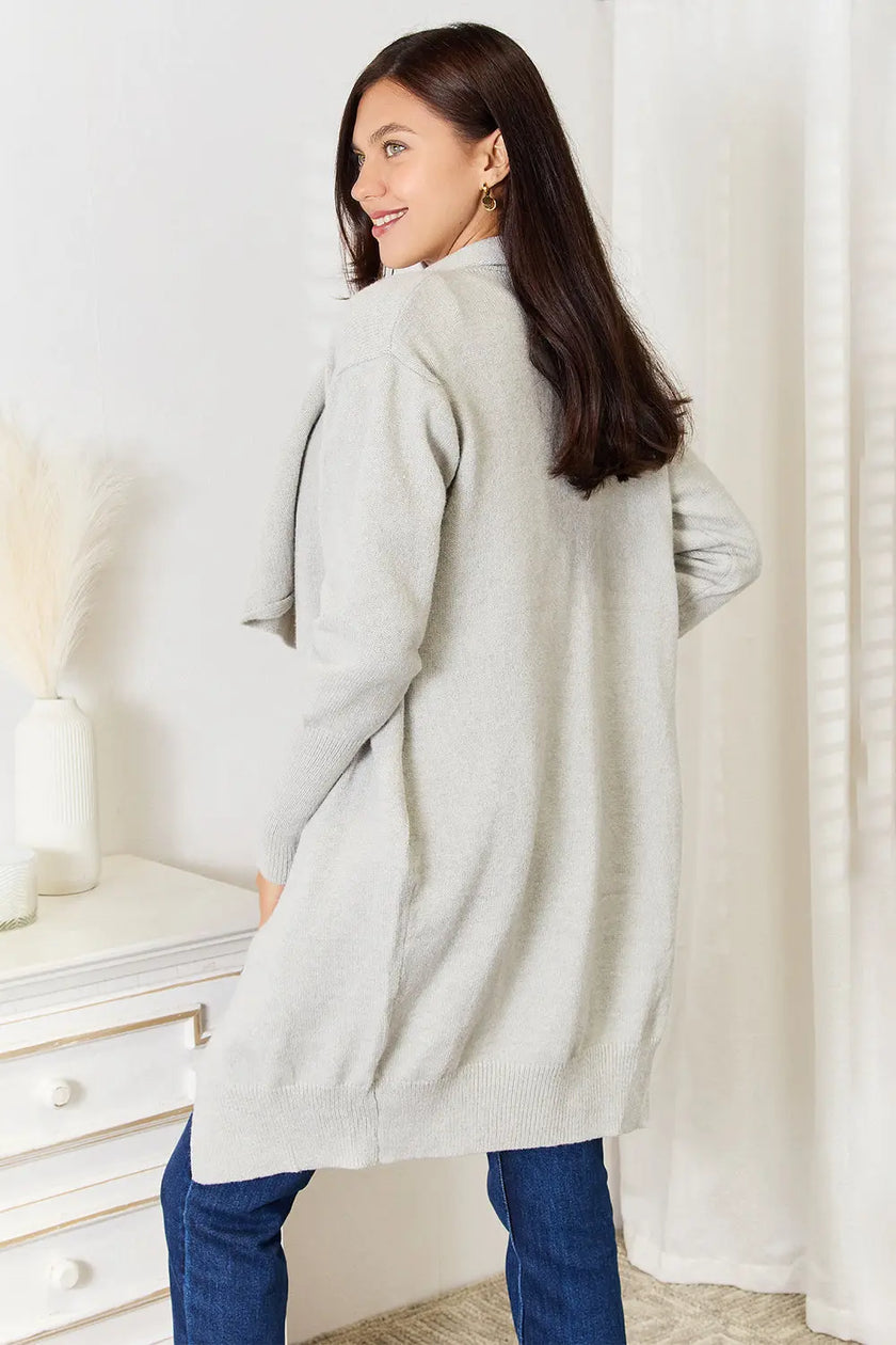 Angel Wings Open Front Duster Cardigan  Style Ratio