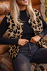 Leopard Print Sherpa Fleece Vest Coat  Style Ratio