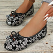 Bow Round Toe Slip-Ons  Style Ratio