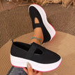 Round Toe Platform Slip-Ons  Style Ratio