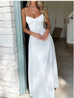 Tie Front Spaghetti Strap Maxi Dress  Style Ratio