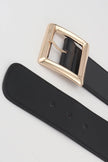 Rectangle Buckle Elastic Wide Belt  Style Ratio