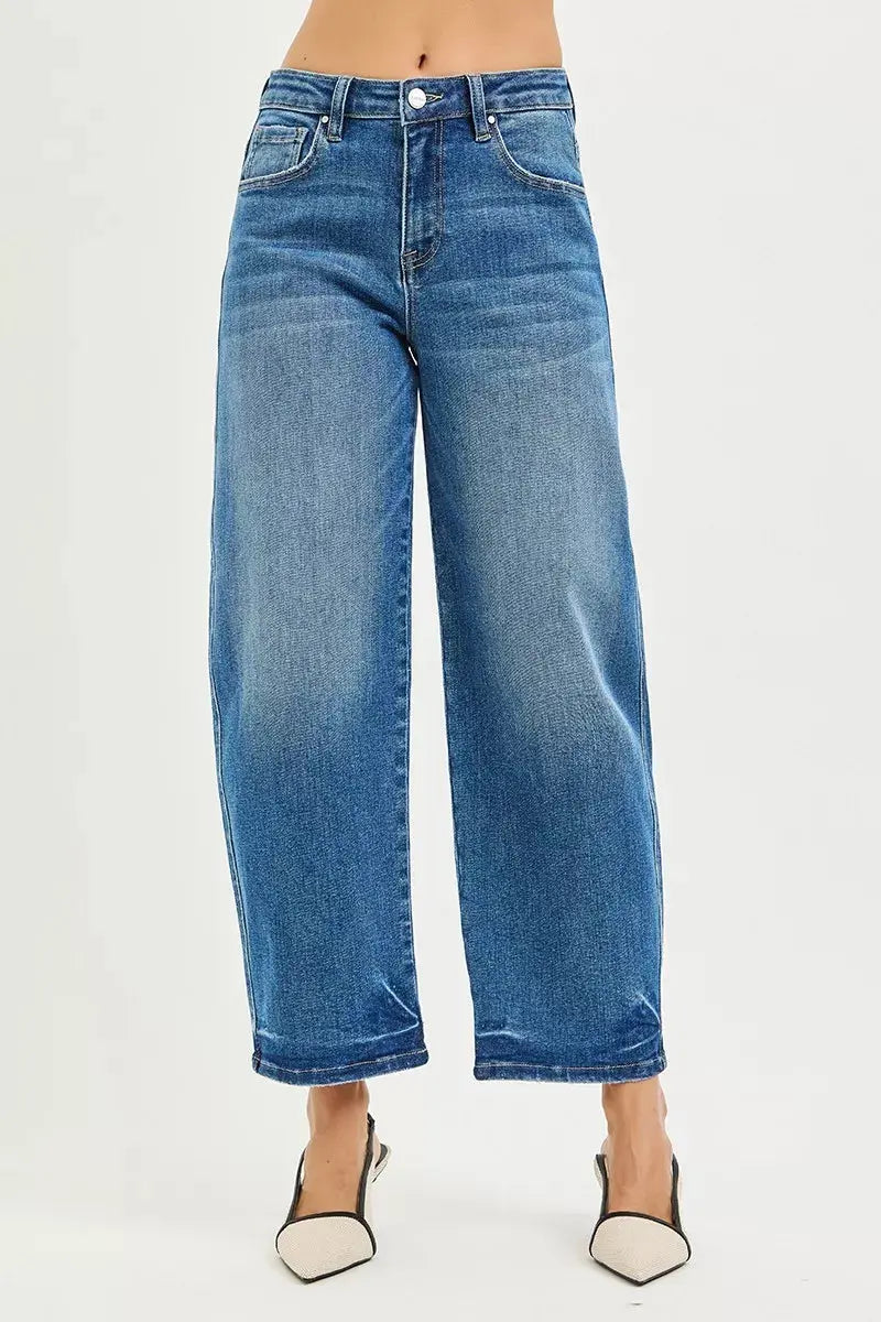 RISEN Slouchy Cropped Barrel Jeans  Style Ratio