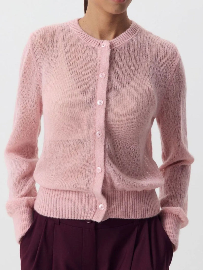 Button Up Long Sleeve Cardigan  Style Ratio