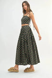 MABLE Floral Crop Top and Skirt Set  Style Ratio